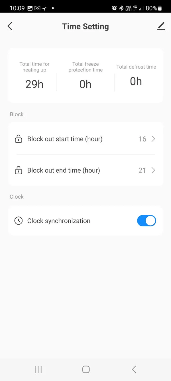 sanden wifi block out setting